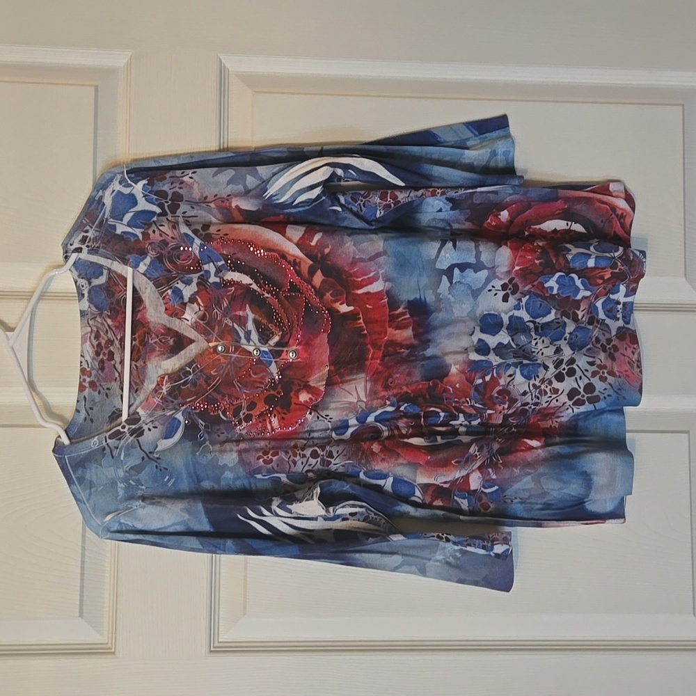 Super Cute 3/4 Sleeve T-Shirt Size 1X